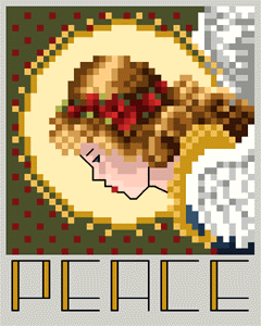 Color Preview of 1998 Christmas Angel