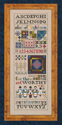 [Photo of Amish Quilt Sampler......TG 46]