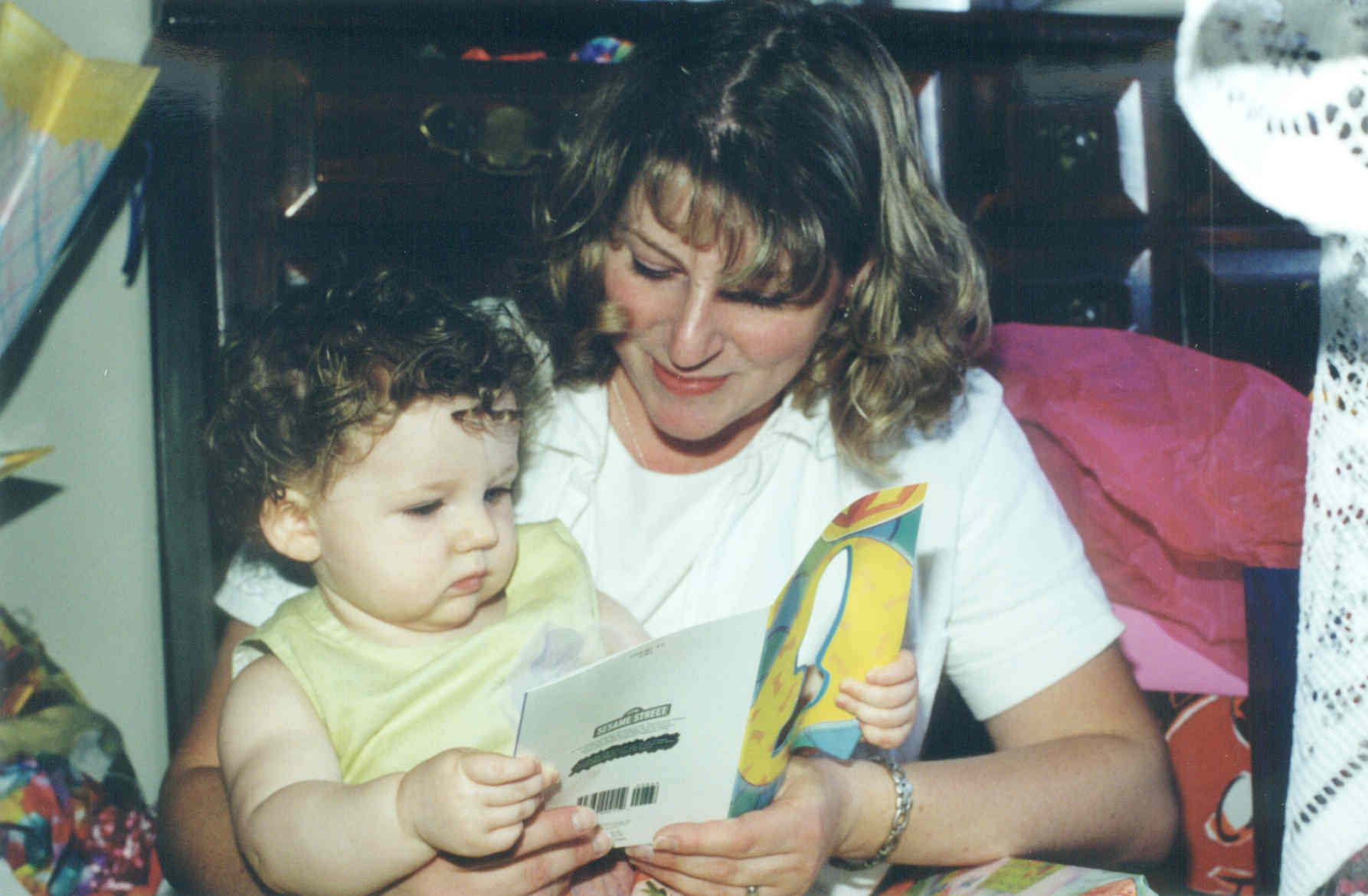 Photo of Emma and her mommy Beth