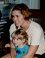 Photo of Daughter Corriander and granddaughter Ceyanne